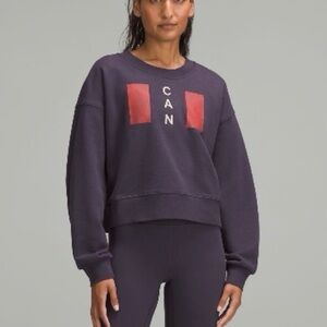 Lululemon Team Canada oversized cropped scuba